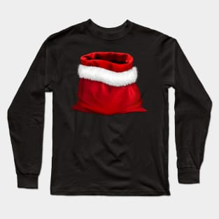 Christmas Big Gift Bag Long Sleeve T-Shirt